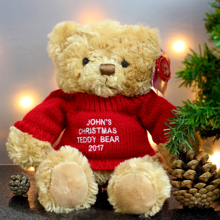 Personalised Christmas Message Bear